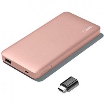 Belkin Pocket Power Batterie Externe 5000 mAh Or Rose