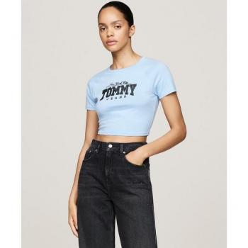T-shirt à logo pailleté Tommy Jeans