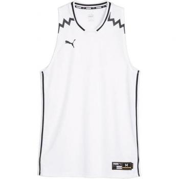 Puma Hoops Team Game Jersey, bianco S