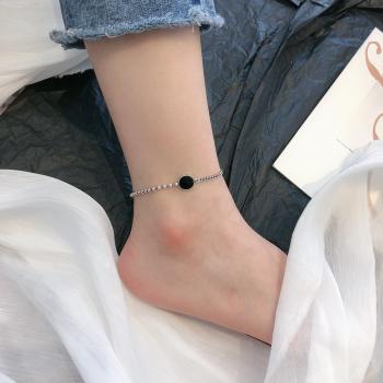 S925 Sterling Silver Retro Snake Bone Anklet for Women
