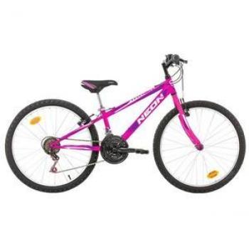 Bicicleta Rosa 24 Polegadas Neon