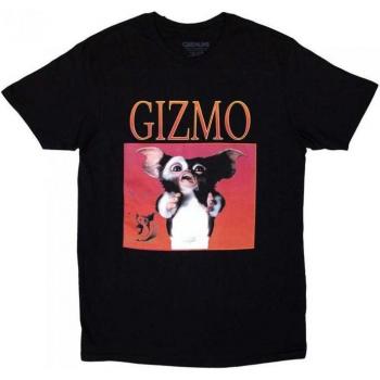 Polo Gremlins omaggio unisex nero con Gizmo taglia S
