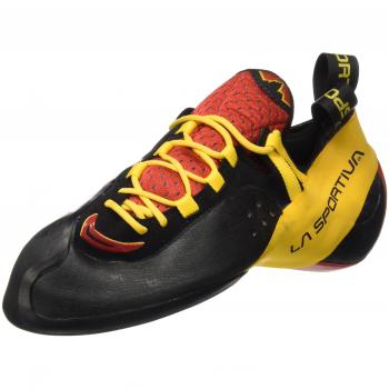 La Sportiva Genius Climbing Shoes Red/Yellow EU 38.5