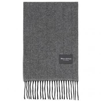 Schal MARC O'POLO mit Herringbone-Muster schwarz