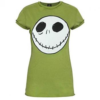 Disney Women's Green Long‑Sleeve T-Shirt (Large)