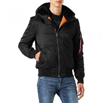 ALPHA INDUSTRIES Herren 158104-3-s Bomberjacke, Schwarz (Black 3), Large