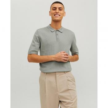 Polo masculino Jack & Jones Emil en verde agua