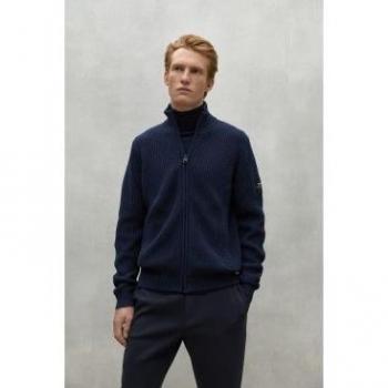 Ecoalf Men's Nashi Sweater in Deep Navy, Medium Size