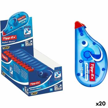 TIPP‑EX 10 meter korrigerande tejp för Pocket Mouse – 20 st