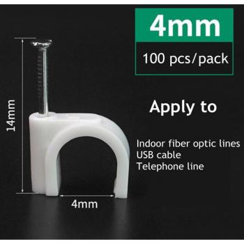 Pack de câbles en acier à ongles – 100 unités, 4–12 mm