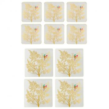 Sara Miller Chelsea Gold Leaf Dining Accessories Set