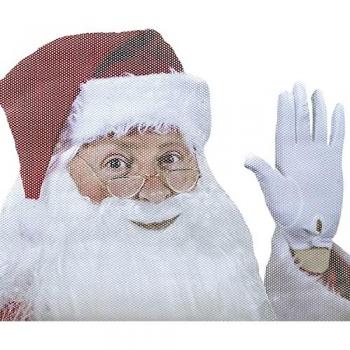 Nikolaus‑Stickerset: Ride With Santa & Thumbs Up Fensteraufkleber