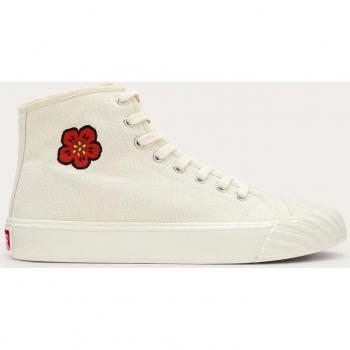 Baskets montantes Kenzo Kenzoschool blanc cassé