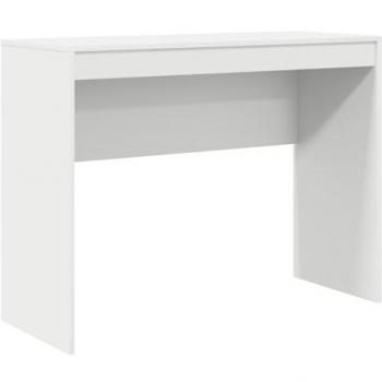 Simple White Medium Particle Writing Table