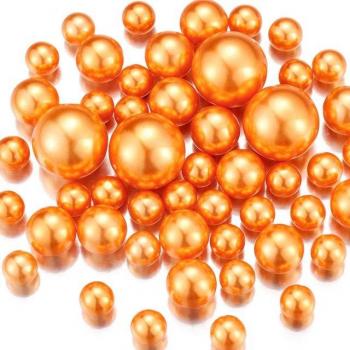 40 PCS Transparent Water Gel Beads with Floating Pearls