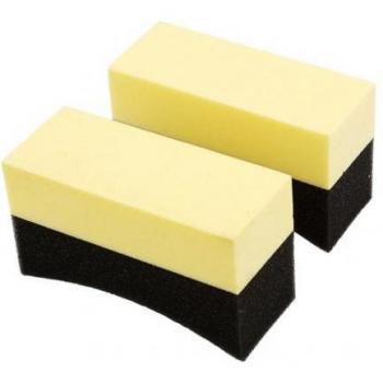2Pcs Car Wheel Polishing Brush Pad