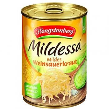 Hengstenberg Mildessa Weinsauerkraut 4 Portionen 12 x 580 ml