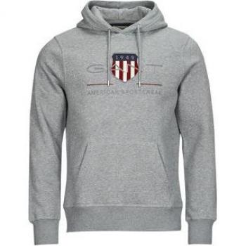 Sweat à Capuche Archive Shield Grisé M