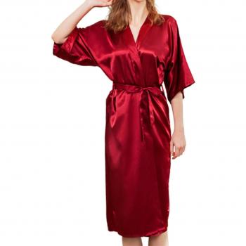 Peignoir de demoiselle d'honneur satin