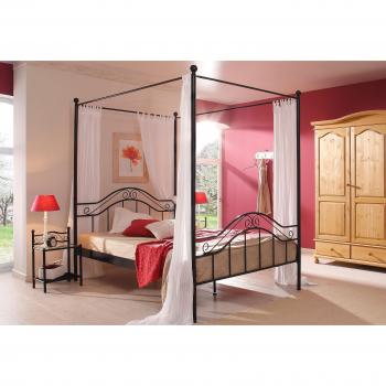 Home affaire Metallbett schwarz