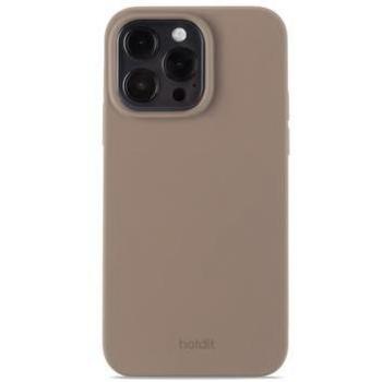 Holdit Mocha Braun Silikonhülle für iPhone 15 Pro Max