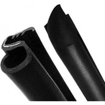 2Pcs Car Door B-Pillar Noise Insulation Rubber Strip