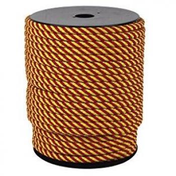 Carrete de cuerda trenzada 8mm 200 mts rojo/amr