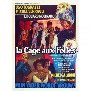 Póster “La Cage Aux Folles” 28 cm x 44 cm – Retrato de Benny Luke