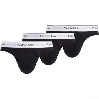 Kit de 3 cuecas Calvin Klein para homens na cor preta XXL