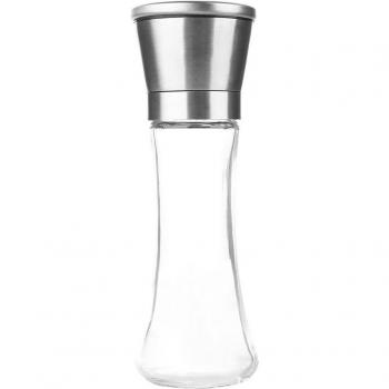 Molino de grano automático, 6oz, molinillo de sal y pimienta ligera