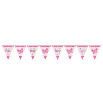 Amscan Baby Meisje Feest Banner Roze