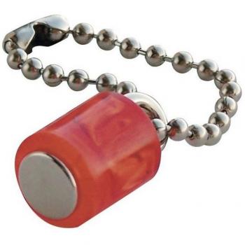 Laurel Magnetzylinder mit Kette 14x25mm VE=40 Stück in Kristallrot