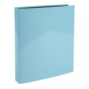 Carpeta Exacompta A4 4 Anillas Forrada Azul 25mm