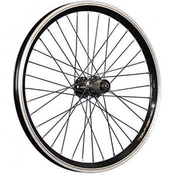 Ruota Posteriore 20 Pollici Doppia Camera Shimano 7-10 Nero