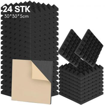 Schiuma Insonorizzante SWANEW 24 Unità Nero per KTV