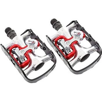 WELLGO 51619 Trekking‑Aluminium Pedale mit Cleat‑Einbau – variabel