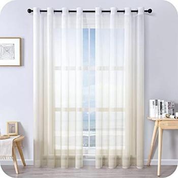 MRTREES Tende Moderne in Voile Beige