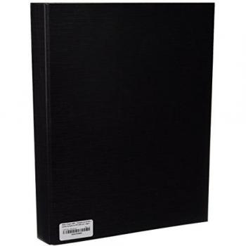 Carpeta Archivadora de Cartón 4 Anillas 25mm Negra