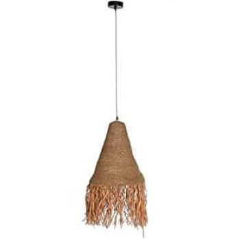 Lámpara Colgante DKD Home Decor Hierro y Yute 50 W (44 x 44 x 67 cm)