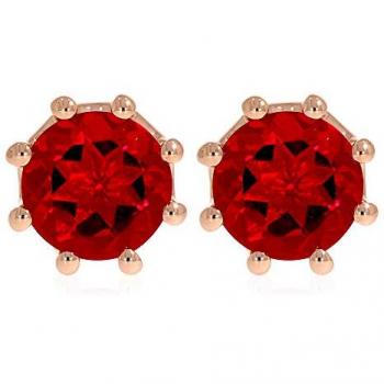 Rosévergoldtes Paar Xen‑Ohrringe aus 925 Sterling Silber