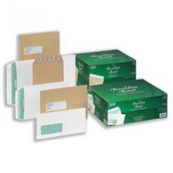 Basildon Bond (C4) Pocket Envelopes Window Peel and Seal 100gsm White (1 x Pack of 250 Envelopes) JDK80121