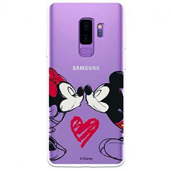 Carcasa Flexible Disney Mickey y Minnie Beso para Samsung Galaxy S9 Plus