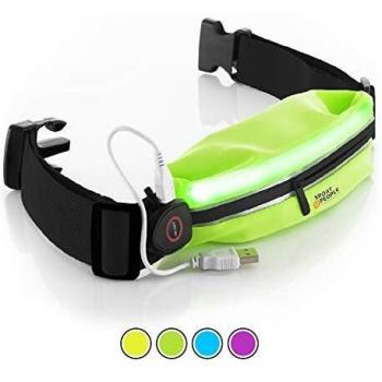 Sport2People LED Reflective Belt for Walking and Cycling