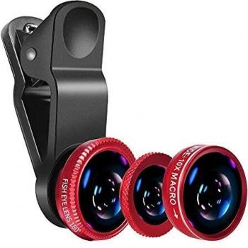 IPhone Lens Kit with Fish Eye, Macro, and Wide Angle Lenses