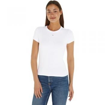 Camiseta Blanca Tommy Jeans Slim Mujer