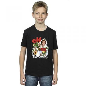 Elf Boys Buddy Collage T-Shirt Size 12-13