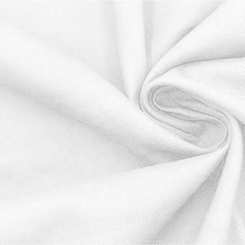 Weißer Baumwollstoff für Handarbeiten