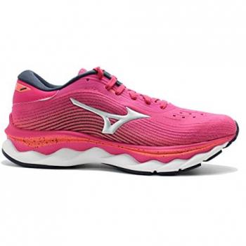 Mizuno Wave Sky 5 Rosas, Zapatilla de Correr Mujer (38.5)