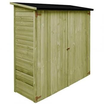 FSC Pine Tool Storage Shed 182x76x175 cm