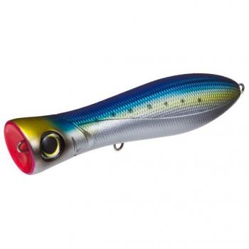 Leurre Yo-Zuri R1155-ciw Bull Pop Flottant, Sardine Chromée